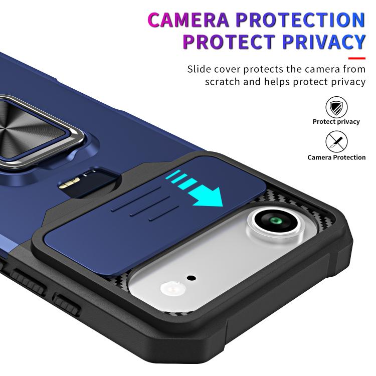 For iPhone Air Camera Shield Card Slot PC+TPU Phone Case