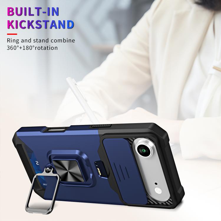 For iPhone Air Camera Shield Card Slot PC+TPU Phone Case