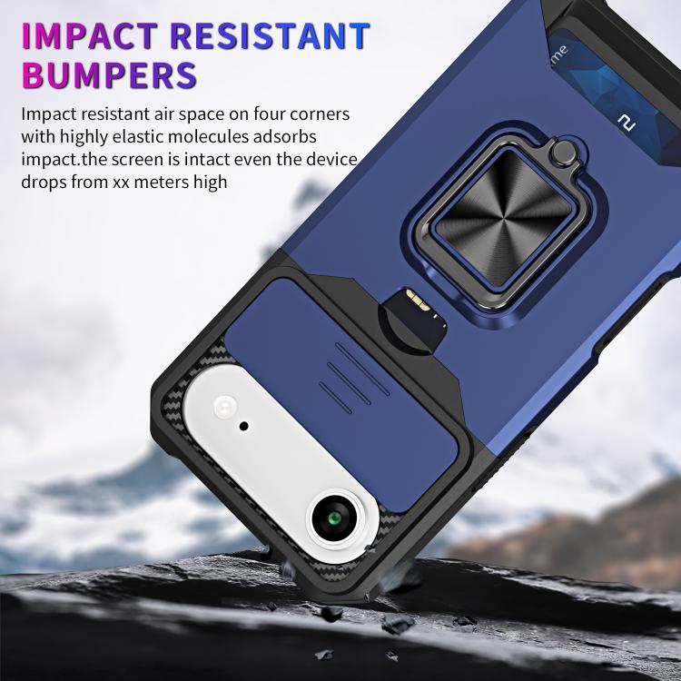 For iPhone Air Camera Shield Card Slot PC+TPU Phone Case