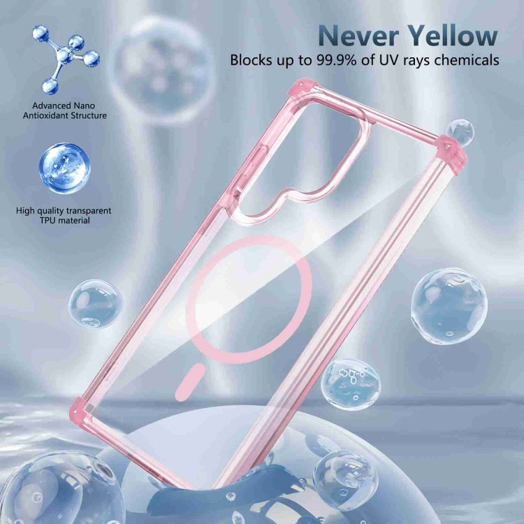For Samsung Galaxy Note20 Ultra Transparent MagSafe Magnetic Phone Case