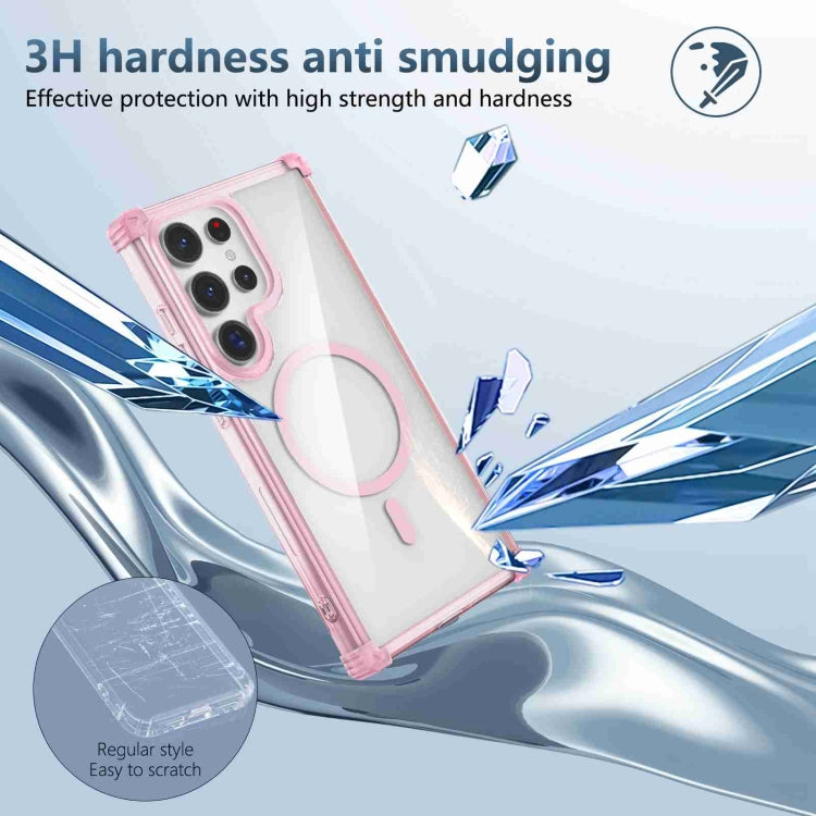 For Samsung Galaxy Note20 Ultra Transparent MagSafe Magnetic Phone Case