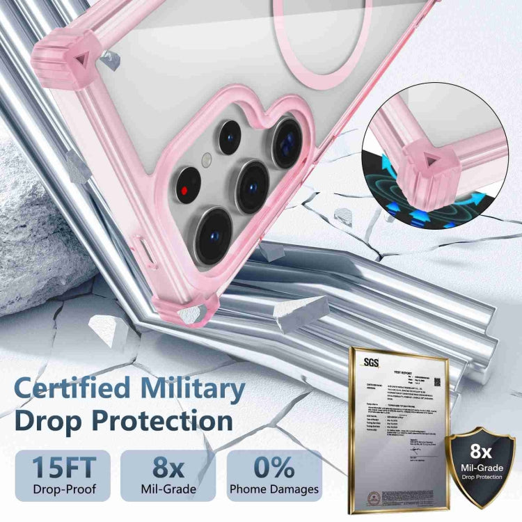 For Samsung Galaxy Note20 Ultra Transparent MagSafe Magnetic Phone Case