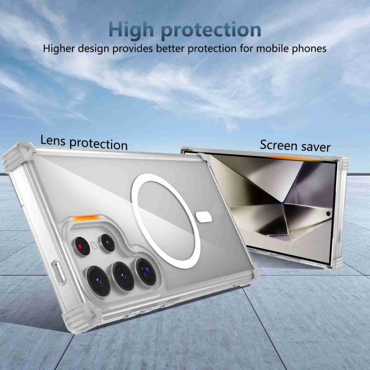 For Samsung Galaxy Note20 Ultra Transparent MagSafe Magnetic Phone Case