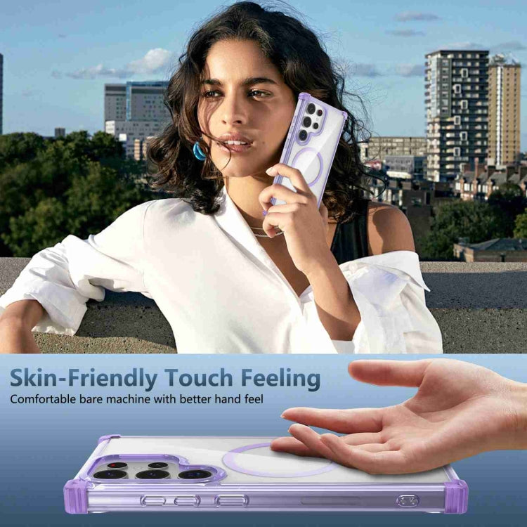 For Samsung Galaxy Note20 Ultra Transparent MagSafe Magnetic Phone Case