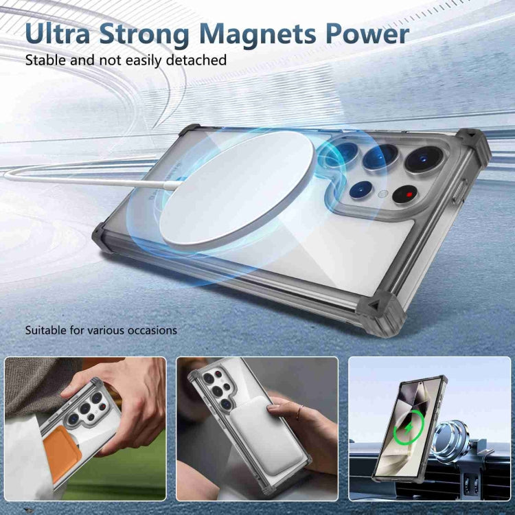 For Samsung Galaxy S22 5G Transparent MagSafe Magnetic Phone Case