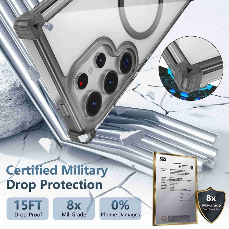 For Samsung Galaxy S22 5G Transparent MagSafe Magnetic Phone Case