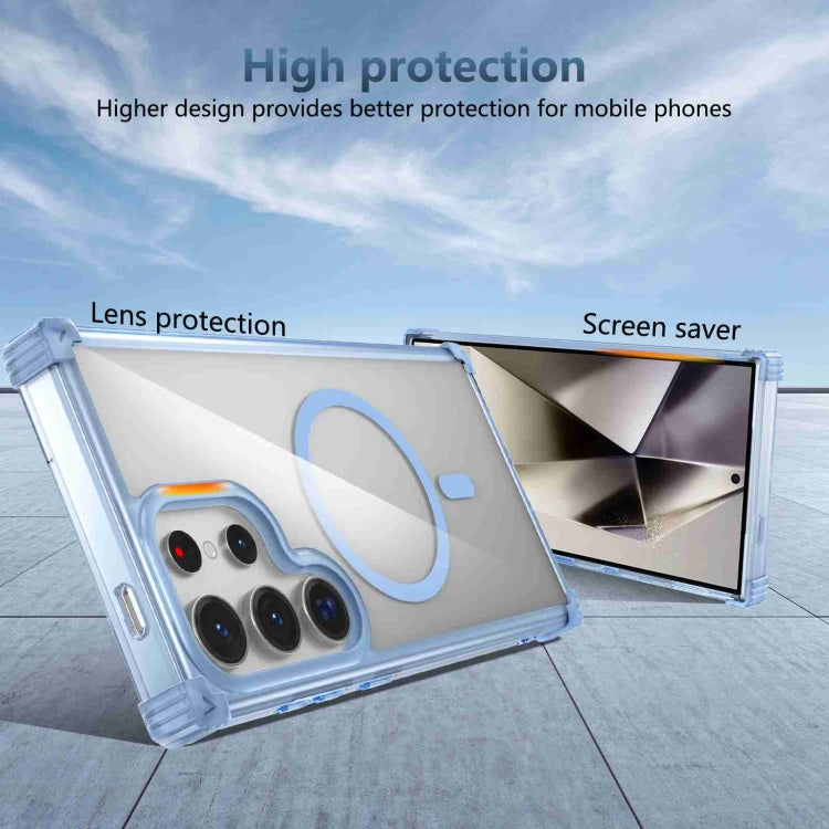 For Samsung Galaxy S22 5G Transparent MagSafe Magnetic Phone Case