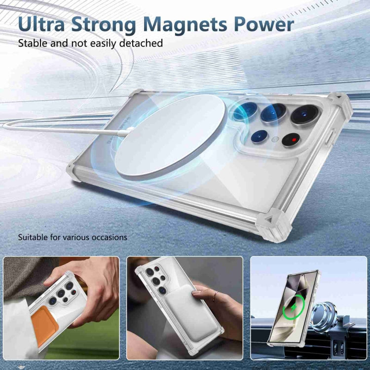 For Samsung Galaxy S23 5G Transparent MagSafe Magnetic Phone Case