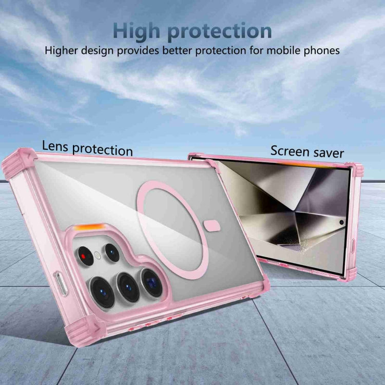 For Samsung Galaxy S23 FE 5G Transparent MagSafe Magnetic Phone Case