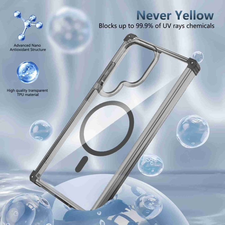 For Samsung Galaxy S23 Ultra 5G Transparent MagSafe Magnetic Phone Case