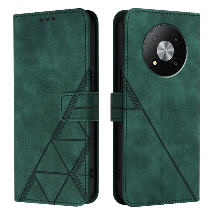 For ZTE Blade A73 5G Crossbody 3D Embossed Flip Leather Phone Case