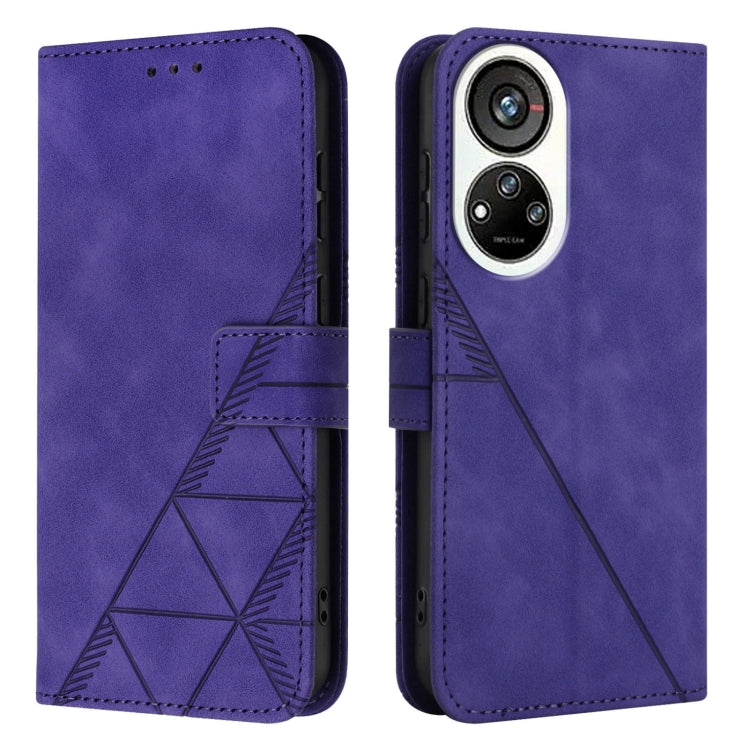 For ZTE Blade V40s Crossbody 3D Embossed Flip Leather Phone Case