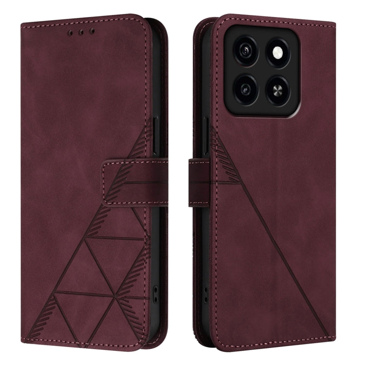 For ZTE Blade A35 / A55 Crossbody 3D Embossed Flip Leather Phone Case