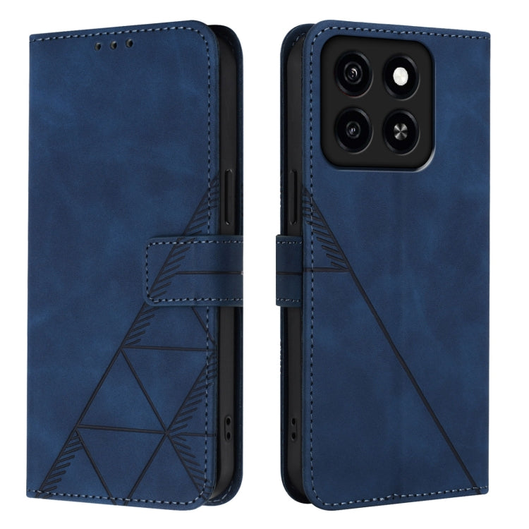 For ZTE Blade A35 / A55 Crossbody 3D Embossed Flip Leather Phone Case