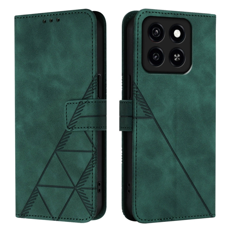For ZTE Blade A35 / A55 Crossbody 3D Embossed Flip Leather Phone Case
