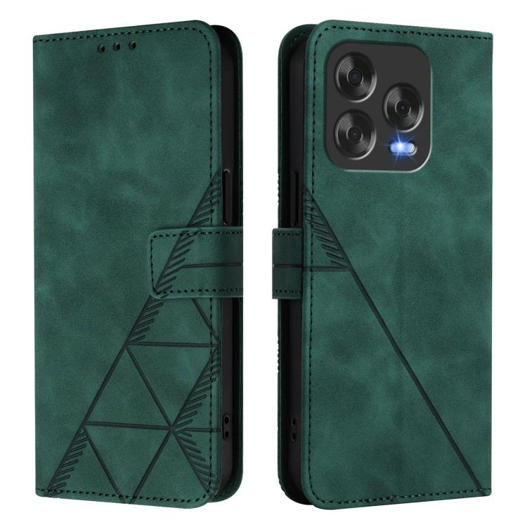 For ZTE Blade V70 Design Crossbody 3D Embossed Flip Leather Phone Case