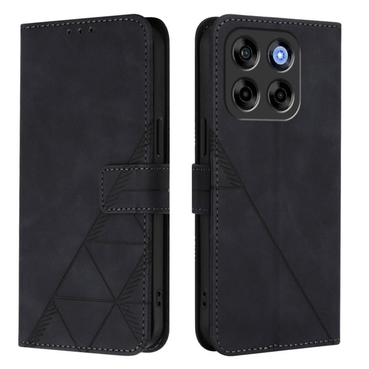 For ZTE Blade V70 Vita / V70 Design Crossbody 3D Embossed Flip Leather Phone Case