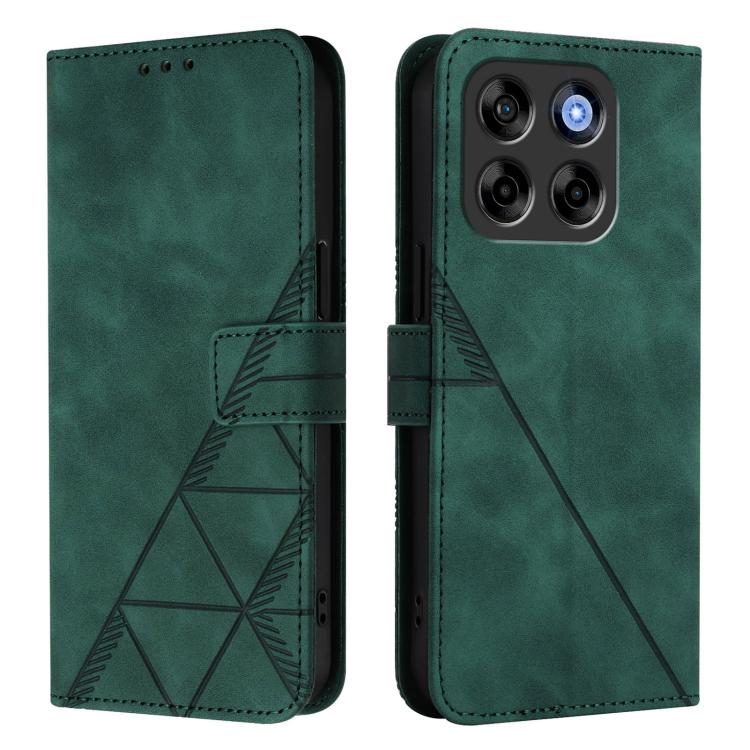For ZTE Blade V70 Vita / V70 Design Crossbody 3D Embossed Flip Leather Phone Case