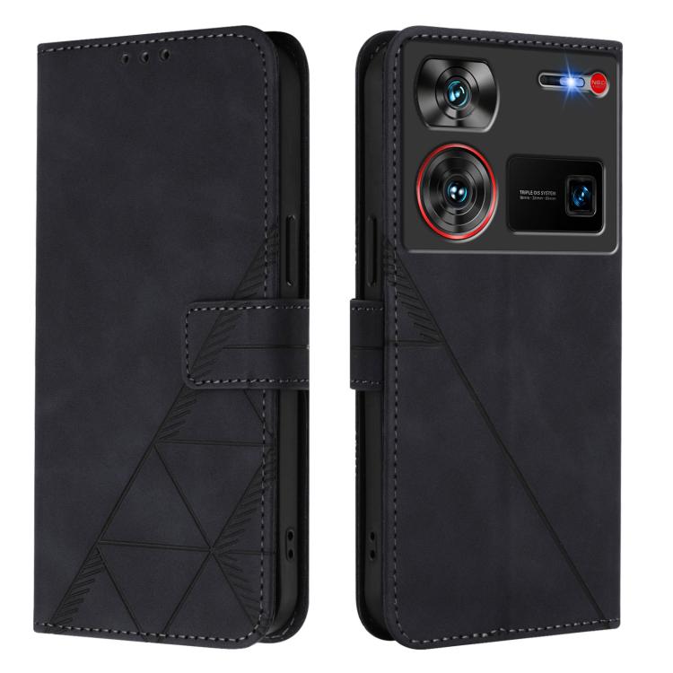For ZTE Nubia Z60 Ultra Crossbody 3D Embossed Flip Leather Phone Case