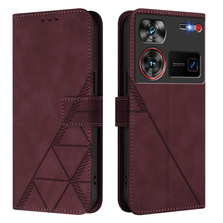 For ZTE Nubia Z60 Ultra Crossbody 3D Embossed Flip Leather Phone Case