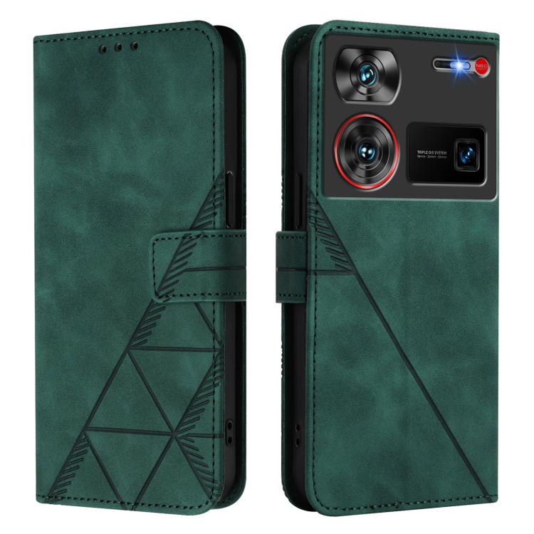 For ZTE Nubia Z60 Ultra Crossbody 3D Embossed Flip Leather Phone Case