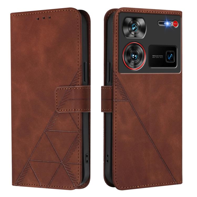 For ZTE Nubia Z60 Ultra Crossbody 3D Embossed Flip Leather Phone Case