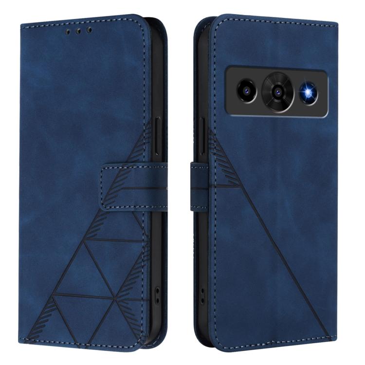 For ZTE Nubia P7 Pro 5G/Optus X Value 5G Crossbody 3D Embossed Flip Leather Phone Case