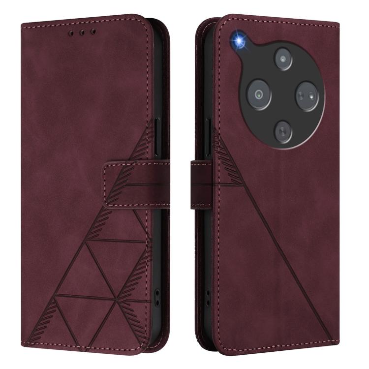 For ZTE Nubia P9 Pro 5G/Optus X Pro 2 5G Crossbody 3D Embossed Flip Leather Phone Case