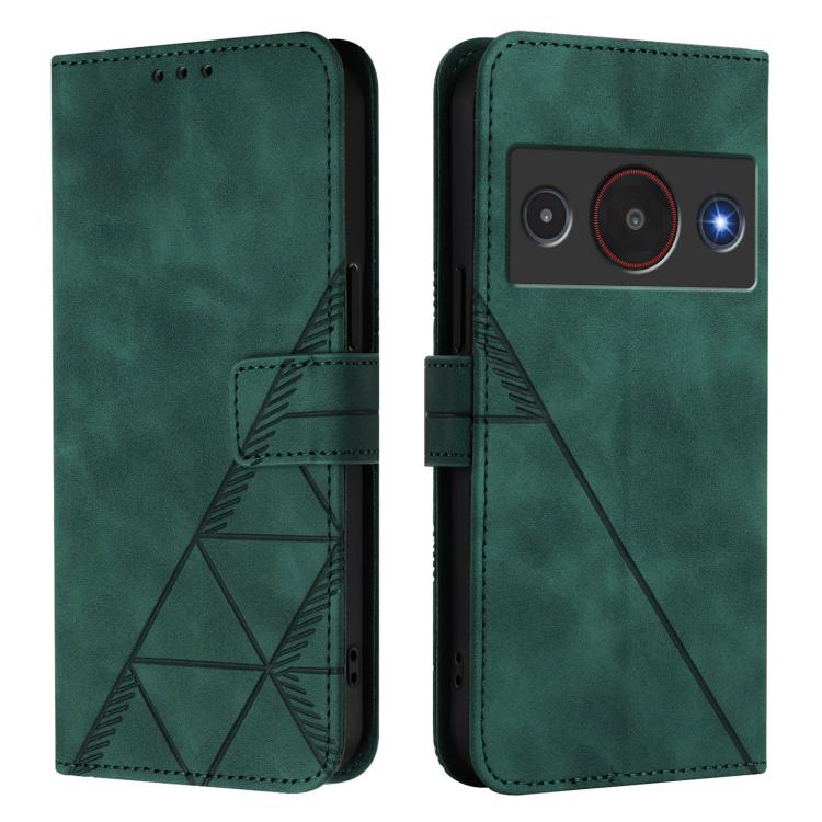 For ZTE Blade A75 Pro/Telstra T-Elite 5G Crossbody 3D Embossed Flip Leather Phone Case