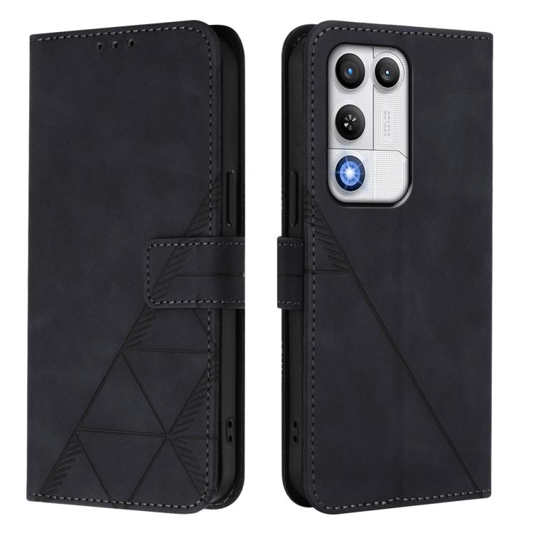 For ZTE nubia RedMagic 11 Air Crossbody 3D Embossed Flip Leather Phone Case