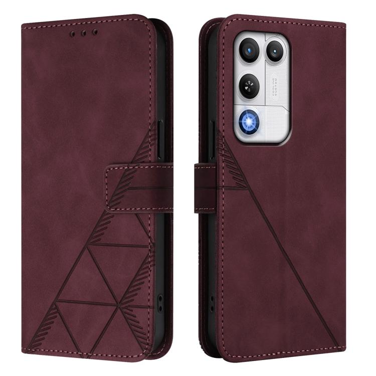For ZTE nubia RedMagic 11 Air Crossbody 3D Embossed Flip Leather Phone Case