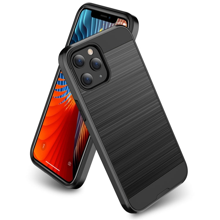For iPhone 12 mini Brushed Texture Shockproof Protective Case
