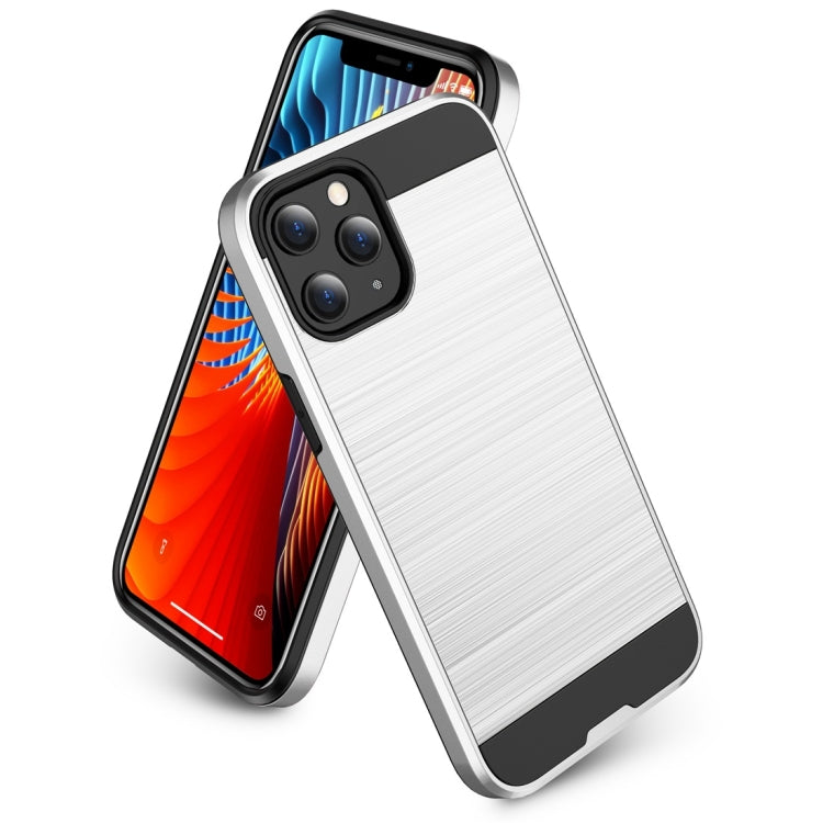 For iPhone 12 / 12 Pro Brushed Texture Shockproof Protective Case
