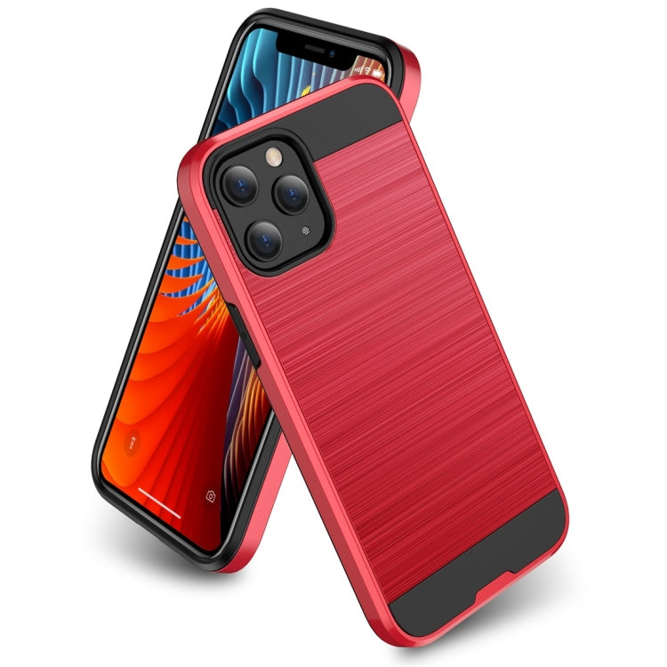 For iPhone 12 Pro Max Brushed Texture Shockproof Protective Case