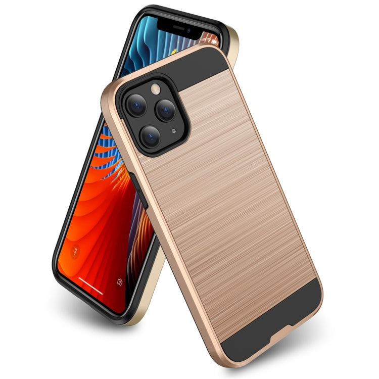 For iPhone 12 Pro Max Brushed Texture Shockproof Protective Case