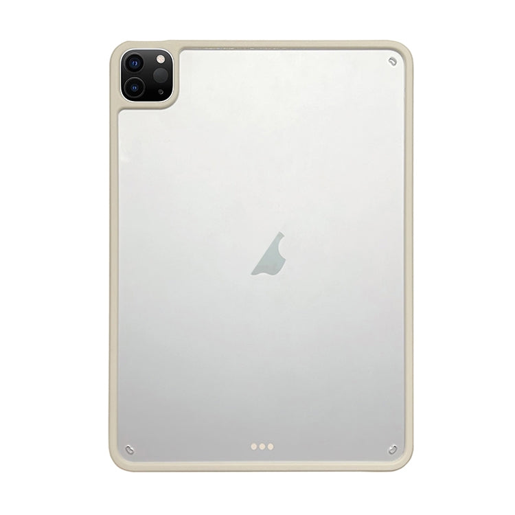 For iPad Pro 11 2022 / 2020 / 2018 Frosted Acrylic Hybrid TPU Tablet Case