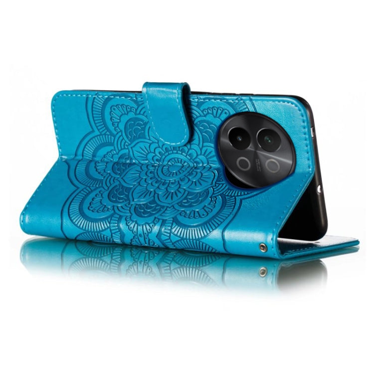 For vivo S18e Sun Mandala Embossing Pattern Phone Leather Case