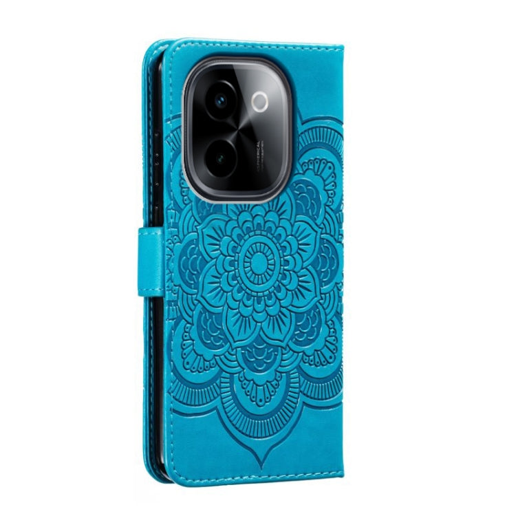 For vivo Y200 5G Sun Mandala Embossing Pattern Phone Leather Case