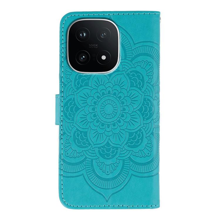 For vivo iQOO 15 Sun Mandala Embossing Pattern Phone Leather Case