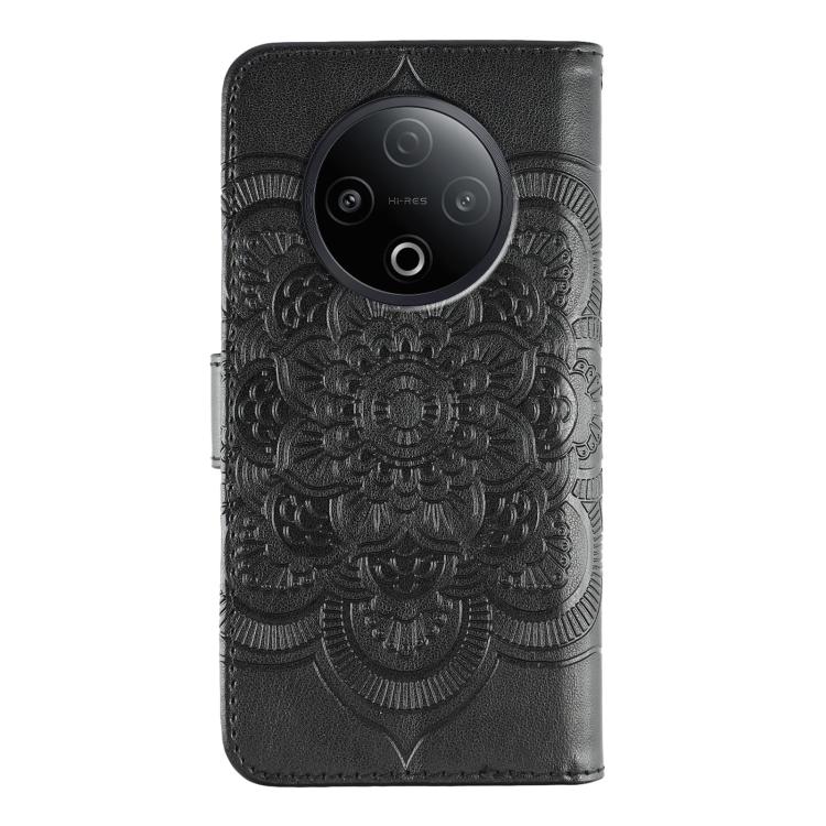 For vivo Y500 5G Sun Mandala Embossing Pattern Phone Leather Case