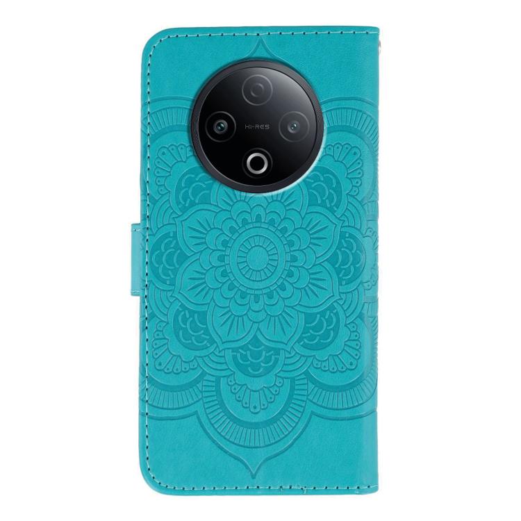 For vivo Y500 5G Sun Mandala Embossing Pattern Phone Leather Case