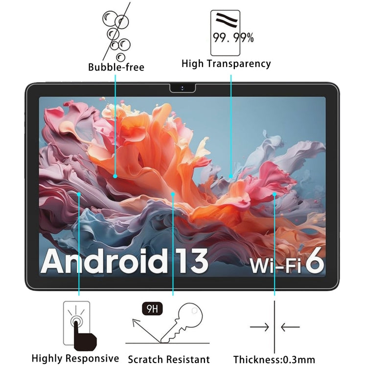 For Apolosign EM101A 10.1 9H 0.3mm Explosion-proof Tempered Glass Film