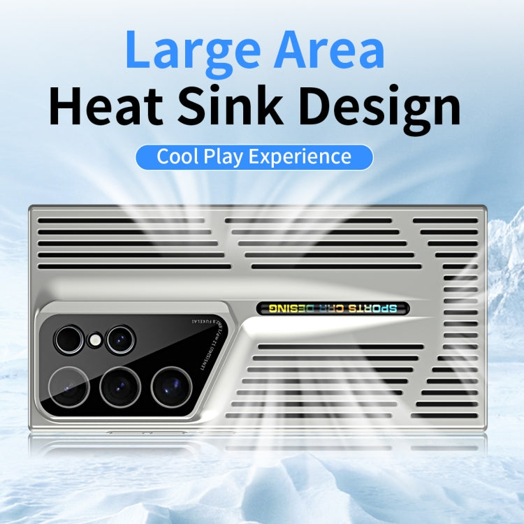 For Samsung Galaxy S24 Ultra 5G Blade Cooling PC Full Coverage Phone Case