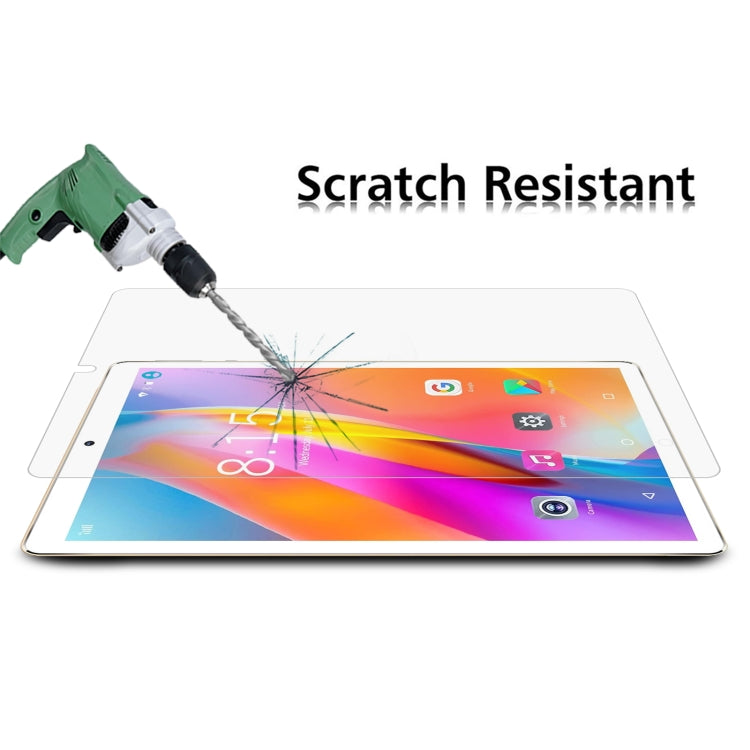 For POWMUS 10.1 inch Tablet M820 2pcs 9H 0.3mm Explosion-proof Tempered Glass Film