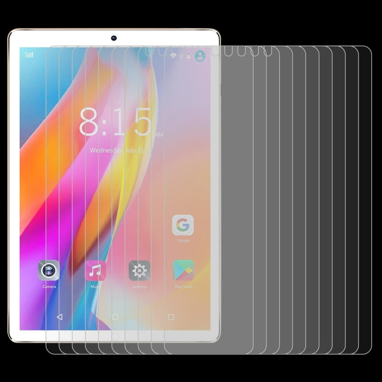 For POWMUS 10.1 inch Tablet M820 25pcs 9H 0.3mm Explosion-proof Tempered Glass Film