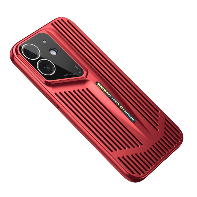 For iPhone 12 Blade Cooling PC Full Coverage Phone Case