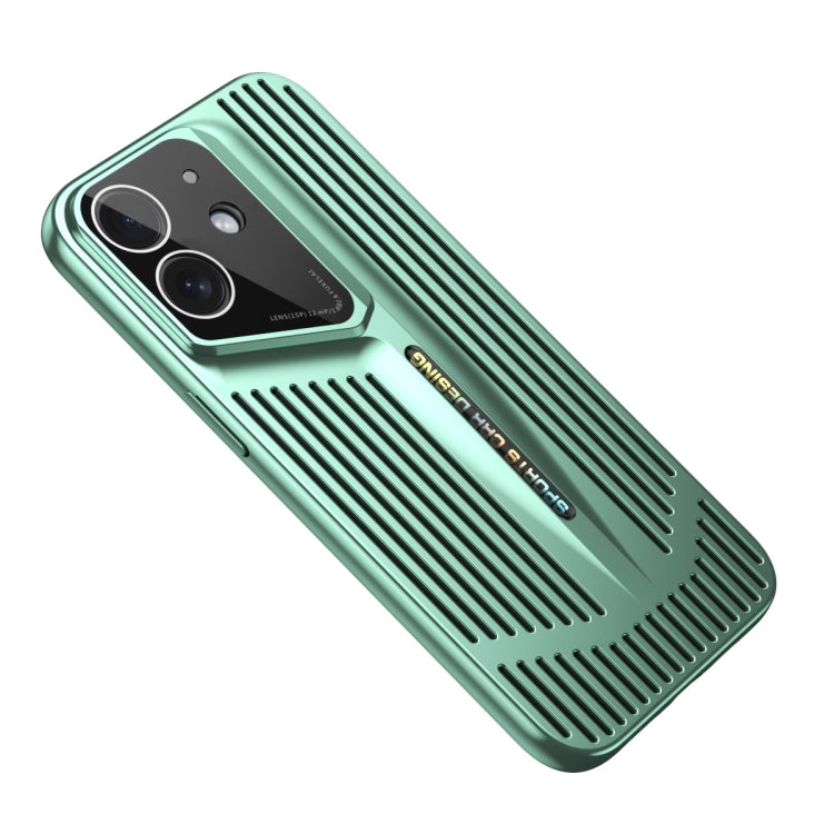 For iPhone 12 Blade Cooling PC Full Coverage Phone Case