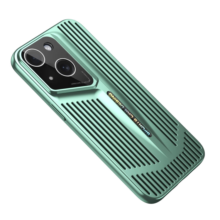 For iPhone 14 Blade Cooling PC Full Coverage Phone Case