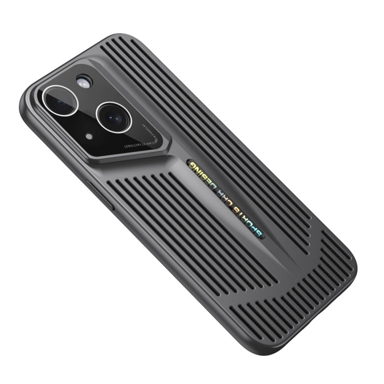 For iPhone 15 Blade Cooling PC Full Coverage Phone Case