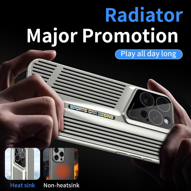 For iPhone 15 Blade Cooling PC Full Coverage Phone Case